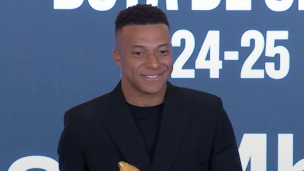 Mbappé, tras ganar su primera Bota de Oro: "A ver si es posible ganarla de nuevo"