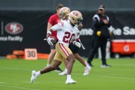 Slot corner Upton Stout among 49ers’ inactives, shuffling cornerback position vs. Falcons