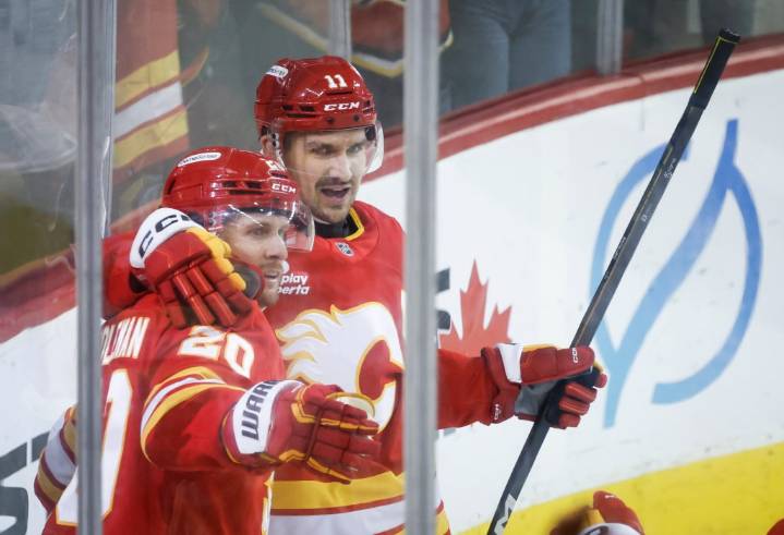 Coleman scores 2 as Flames beat Rangers 5