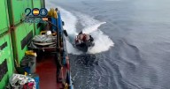 Vea en vídeo la interceptación de un mercante con 6.500 kilos de cocaína en las costas de Canarias