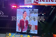 Se burlan de AMLO y Sheinbaum en fiesta de Salinas Pliego