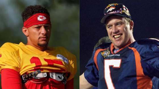 Broncos Legend Stirs Debate With Daring Take On Patrick Mahomes’ Chiefs vs. John Elway’s Side Chiefs QB Patrick Mahomes and his team given a reality check by the Broncos legend who praises his teammat