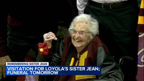 Sister Jean funeral: Loyola University hosts wake, visitation Wednesday for iconic men's basketball chaplain on Rogers Park campus