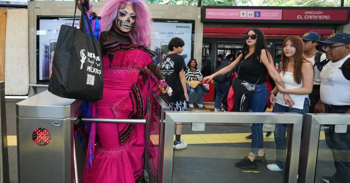 LGBTQ+ collective walks in Mexico City's Catrinas march in push for visibility