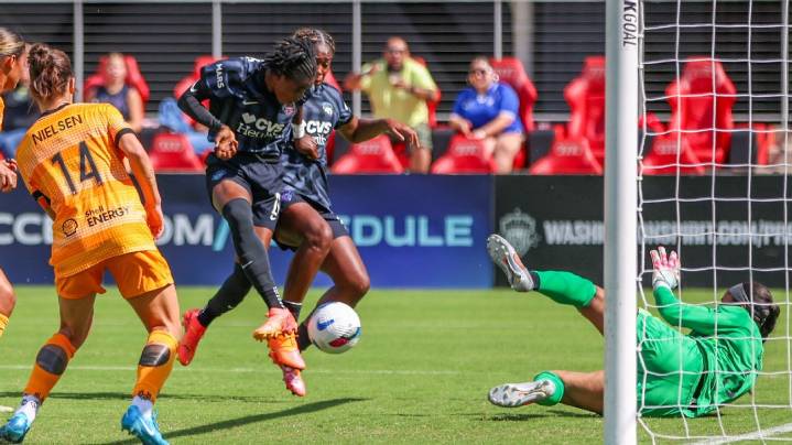 Washington Spirit's Gift Monday chasing Kansas City Current's Temwa Chawinga as NWSL Golden Boot race heats up