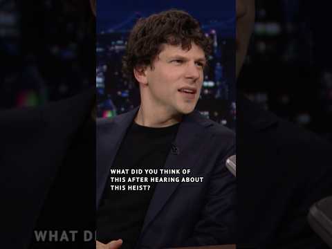 #JesseEisenberg has been brainwashed by #NowYouSeeMe 🤣 #FallonTonight