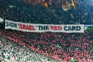 Manifestantes propalestinos protestaron antes del partido en que Italia eliminó a Israel del Mundial 2026