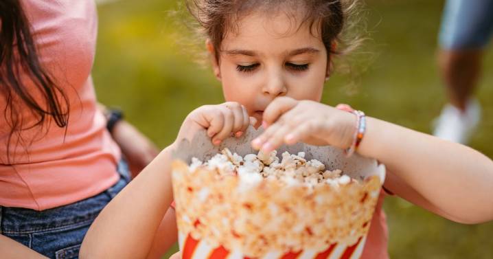 Child spills popcorn in garden and mum floored by 'unexpected surprise'