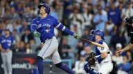 Blue Jays' George Springer exits Game 3 with right side discomfort