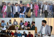 DC Srinagar inspects progress of Noor Jehan Bridge at Qamarwari