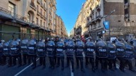 Incidentes en la nueva protesta de jubilados: tres detenidos