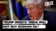 "They Are Pulling Back" Trump Repeats Claims Of India 'Not Buying Russian Oil Anymore'