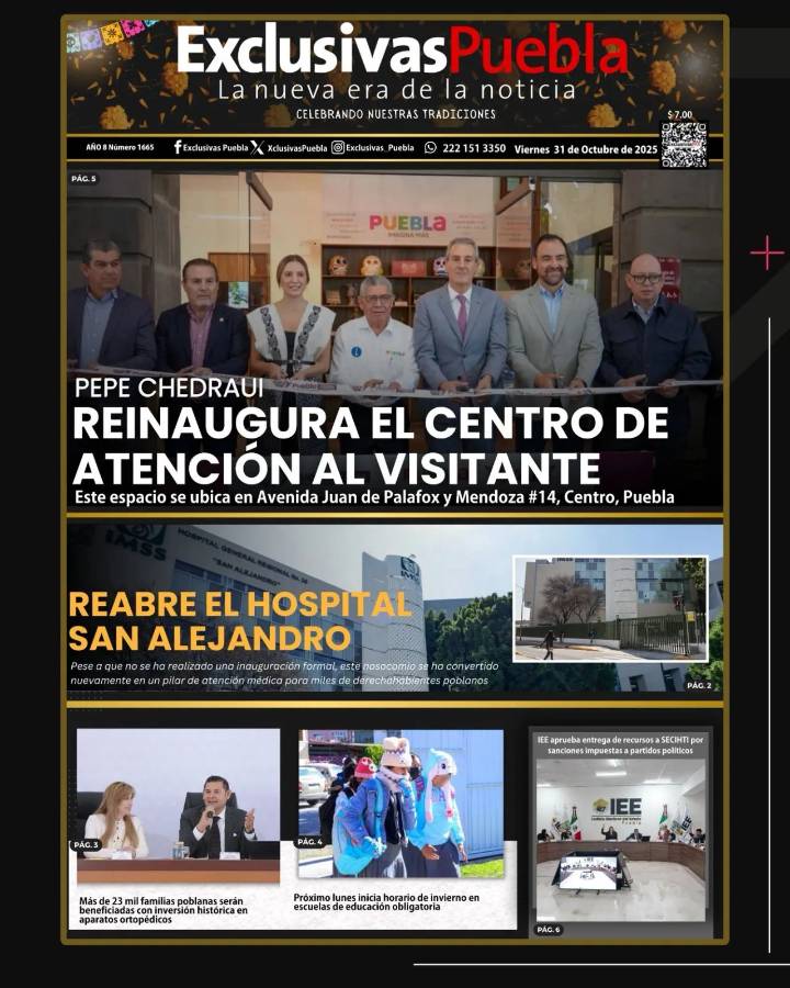Portada Puebla 31 Octubre