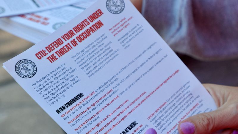 Chicago ICE raids, National Guard troops prompt new school leaflets: ‘Know your rights’