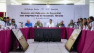 Acuerdan en reunión del Gabinete de Seguridad incrementar presencia de elementos de la Defensa en Mazatlán