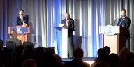 Candidates face off in first mayoral debate over crime, affordability and housing