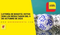 Lotería de Bogotá: estos son los resultados del 9 de octubre de 2025