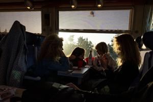 Train travel gains steam for families seeking stress