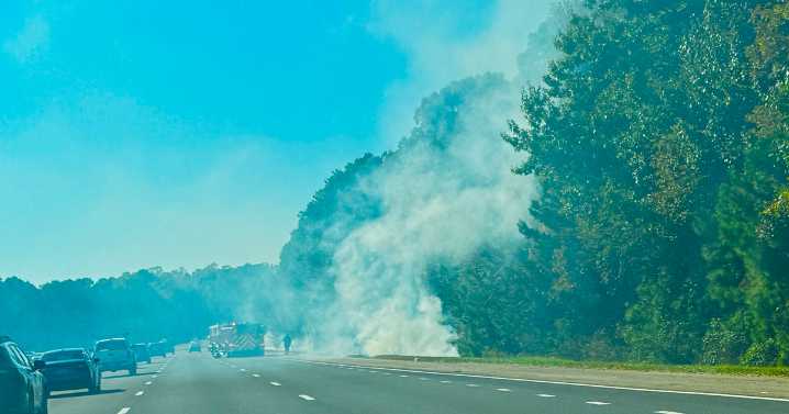 Arson investigation underway after multiple brush fires reported in Wake County along I