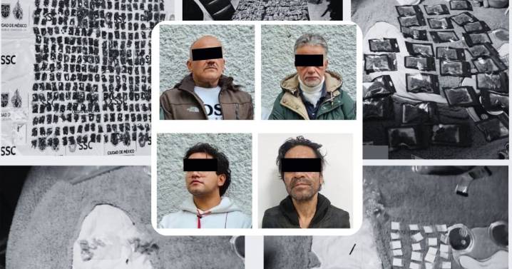 Detienen a cuatro hombres en cateos en GAM y Azcapotzalco; aseguran más de 600 dosis de droga