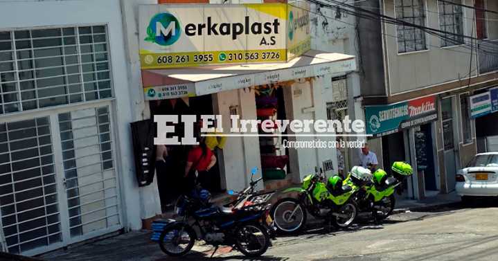 Se metieron a robar un local comercial en pleno centro en Ibagué