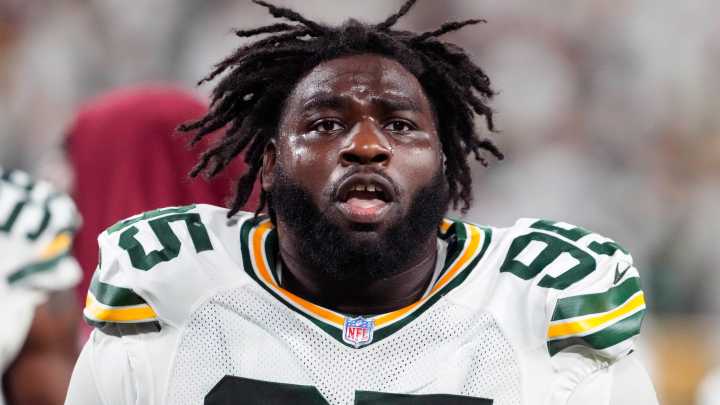 Devonte Wyatt, Brandon McManus at practice for second…