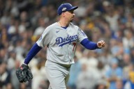 Snell spectacular and Dodgers barely hold on in 9th to beat Brewers 2
