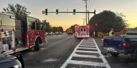 Crash, fuel leak in Lexington, police say