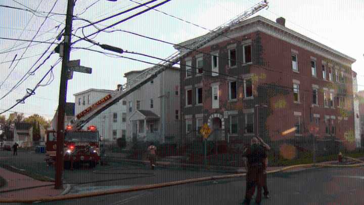 Multiple people displaced in Hartford fire