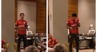 El video escondido del día que Gianluca Lapadula cantó en su presentación con la selección peruana últimas