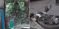 Varios heridos tras un choque entre un colectivo y una moto en el centro porteño