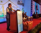 Nitin Gadkari inaugurates electric truck battery swapping cum charging station at DICT Panchi Gujran