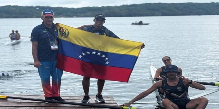 Remo venezolano conquista cuatro doradas en Guatemala