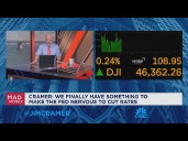 Jim Cramer on what Thursday's market moves and regional banks sell