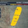 Severe thunderstorms to form, shift eastward across the central US