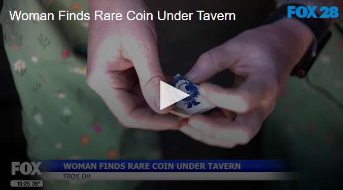 Woman Finds Rare Coin Under Tavern