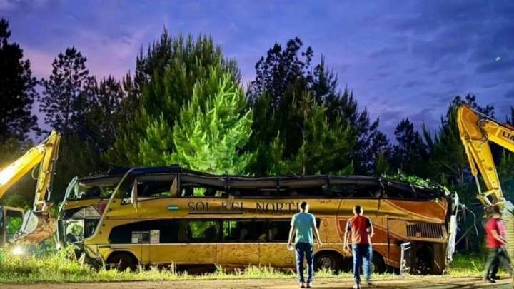 Confirmaron que el conductor que chocó con el micro en Misiones iba ebrio