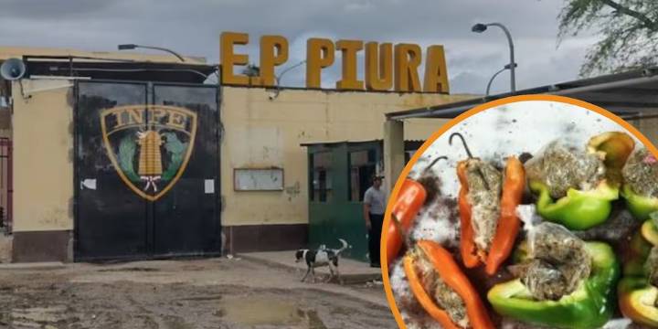 Mujer invidente entró a cárcel con marihuana escondida en pimentones y ajíes: fue intervenida en el penal de Piura