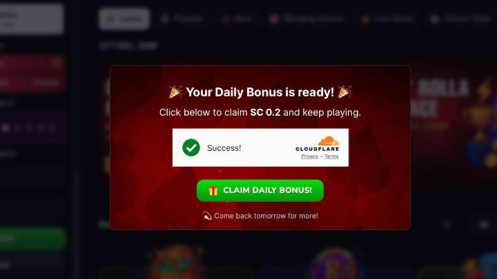 Best sweepstakes casino daily log-in bonuses (Oct. 6
