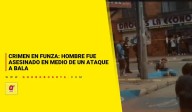 Crimen en Funza: hombre fue asesinado en medio de un ataque a bala