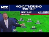 Tampa Weather | Monday morning forecast