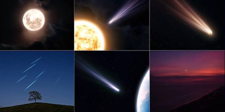 Calendario astronómico de octubre: cuándo ver cometas, estrellas fugaces y la superluna