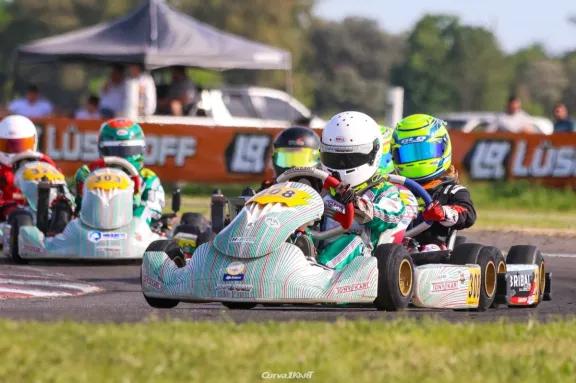 Nicolás Huta viene cumpliendo una gran actuación en la Final Argentina de la Rotax