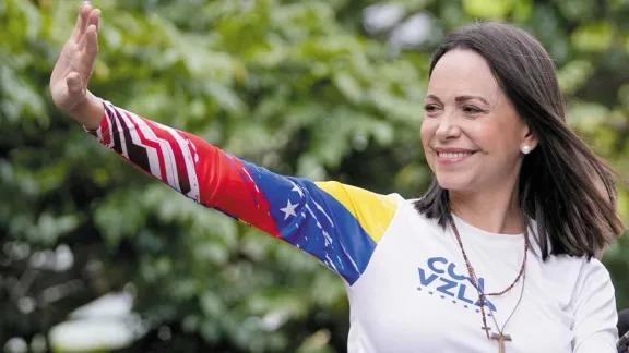 La líder opositora María Corina Machado ganó el Nobel de la Paz