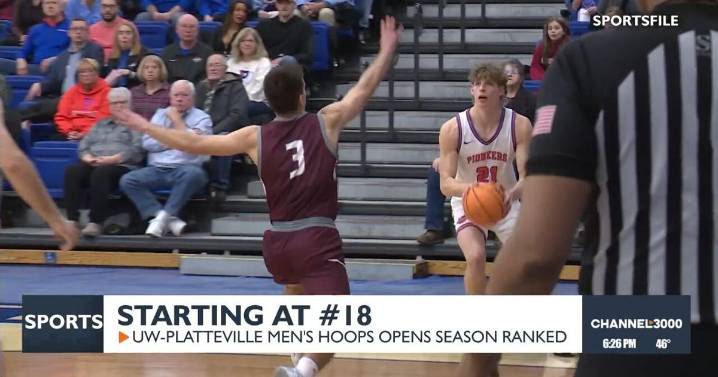 UW-Platteville Men's Hoops open season ranked 18th