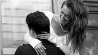 Fremantle Dockers star Andrew Brayshaw and Lizzie Stock in glam Peppermint Grove Jewellers engagement shoot