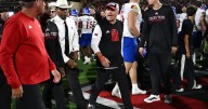 Big 12 fines Kansas $25,000 for Lance Leipold’s statement that a knife was thrown at Texas Tech game