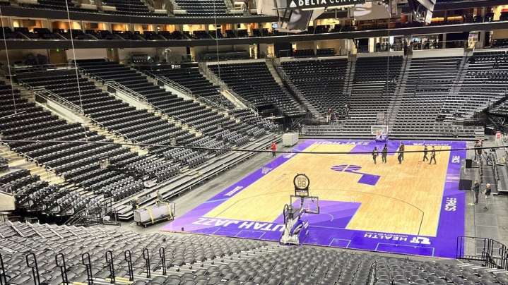 NBA Unveils New Utah Jazz Court For 2025