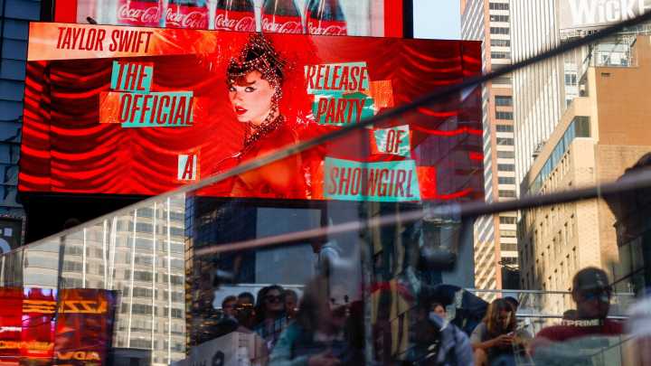Taylor Swift drops 'The Life of a Showgirl' merch