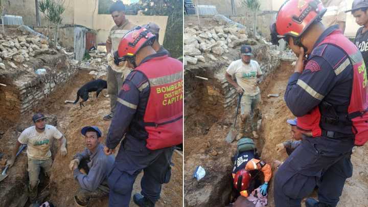 Un fallecido en derrumbe de un muro perimetral en El Hatillo